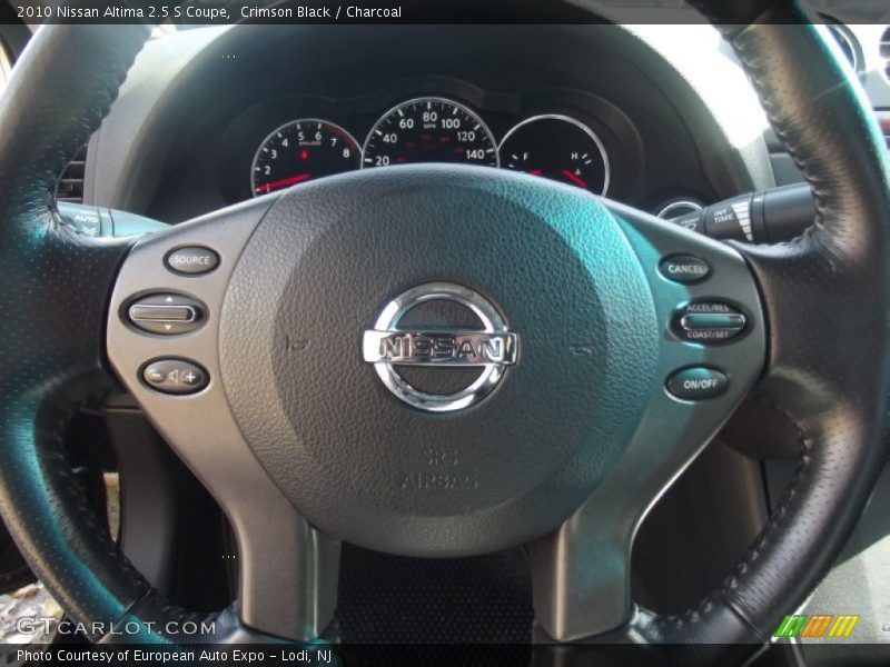 Crimson Black / Charcoal 2010 Nissan Altima 2.5 S Coupe