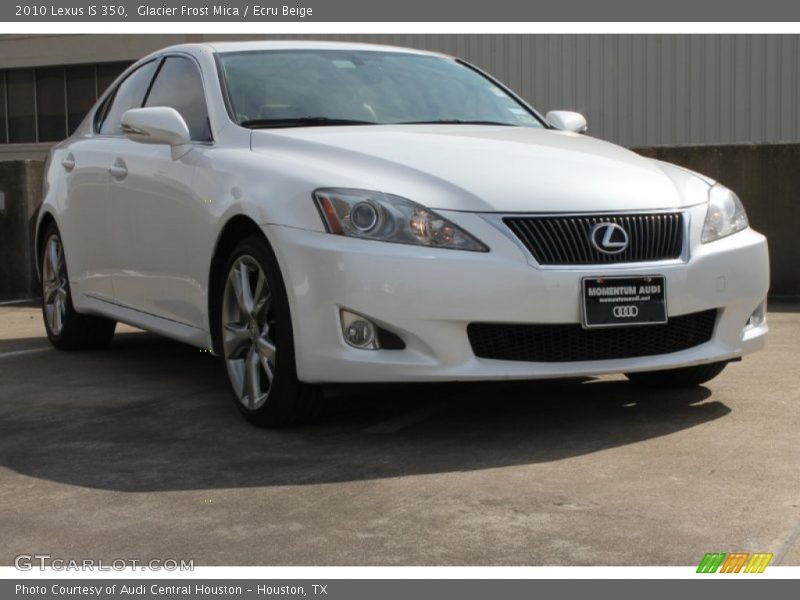 Glacier Frost Mica / Ecru Beige 2010 Lexus IS 350