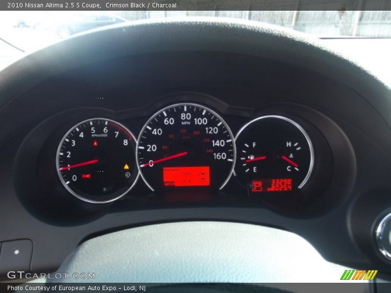Crimson Black / Charcoal 2010 Nissan Altima 2.5 S Coupe