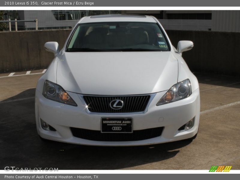 Glacier Frost Mica / Ecru Beige 2010 Lexus IS 350