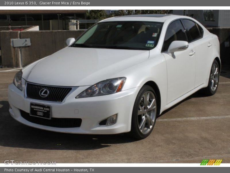 Glacier Frost Mica / Ecru Beige 2010 Lexus IS 350