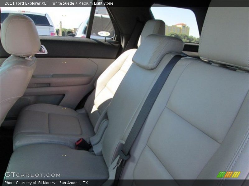 White Suede / Medium Light Stone 2011 Ford Explorer XLT