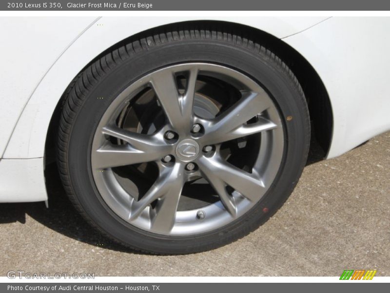 Glacier Frost Mica / Ecru Beige 2010 Lexus IS 350