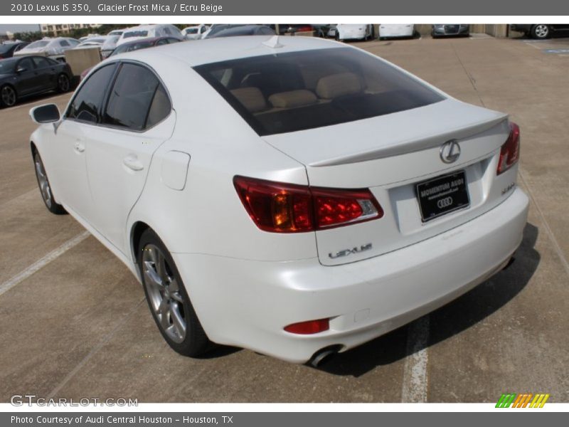 Glacier Frost Mica / Ecru Beige 2010 Lexus IS 350