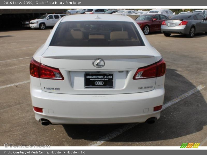 Glacier Frost Mica / Ecru Beige 2010 Lexus IS 350