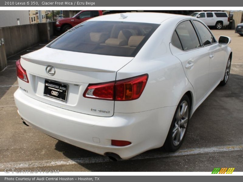 Glacier Frost Mica / Ecru Beige 2010 Lexus IS 350