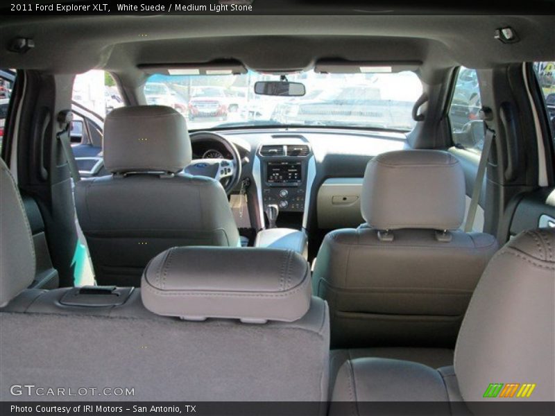 White Suede / Medium Light Stone 2011 Ford Explorer XLT