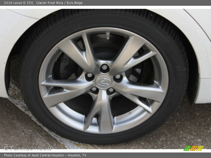 Glacier Frost Mica / Ecru Beige 2010 Lexus IS 350