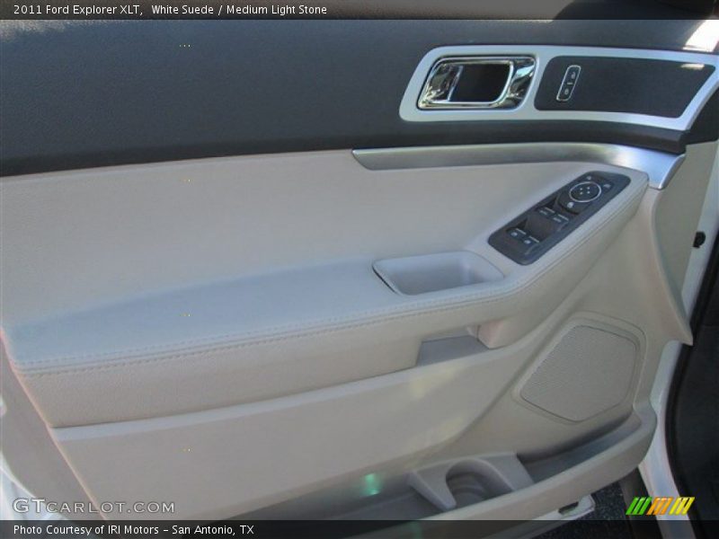 White Suede / Medium Light Stone 2011 Ford Explorer XLT