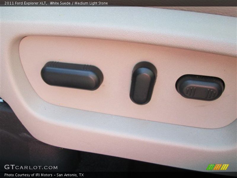 White Suede / Medium Light Stone 2011 Ford Explorer XLT