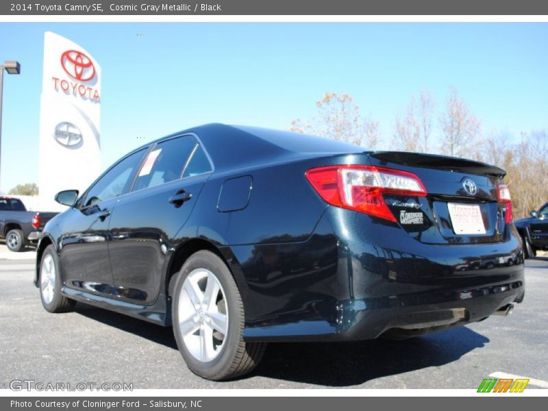 Cosmic Gray Metallic / Black 2014 Toyota Camry SE