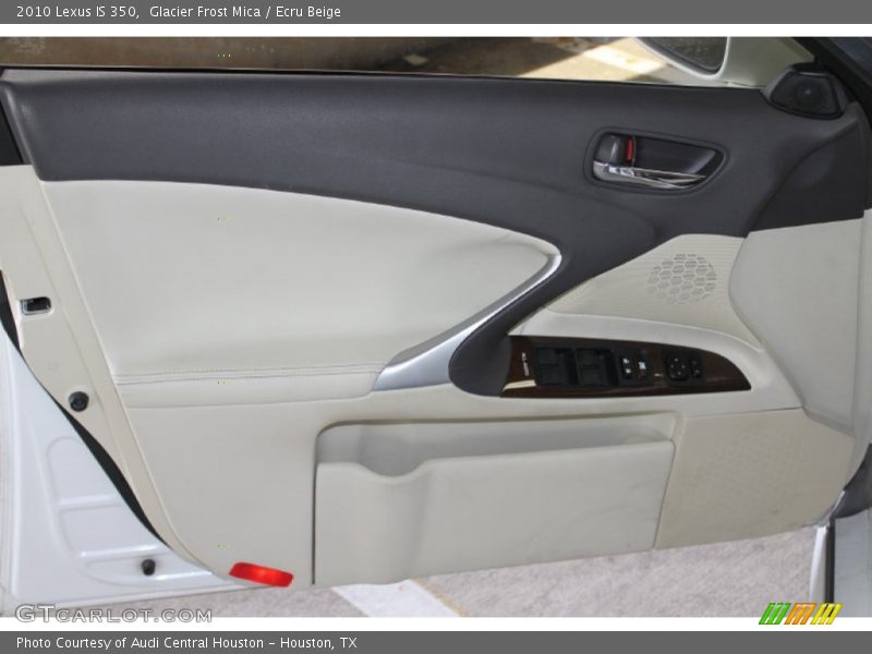 Glacier Frost Mica / Ecru Beige 2010 Lexus IS 350