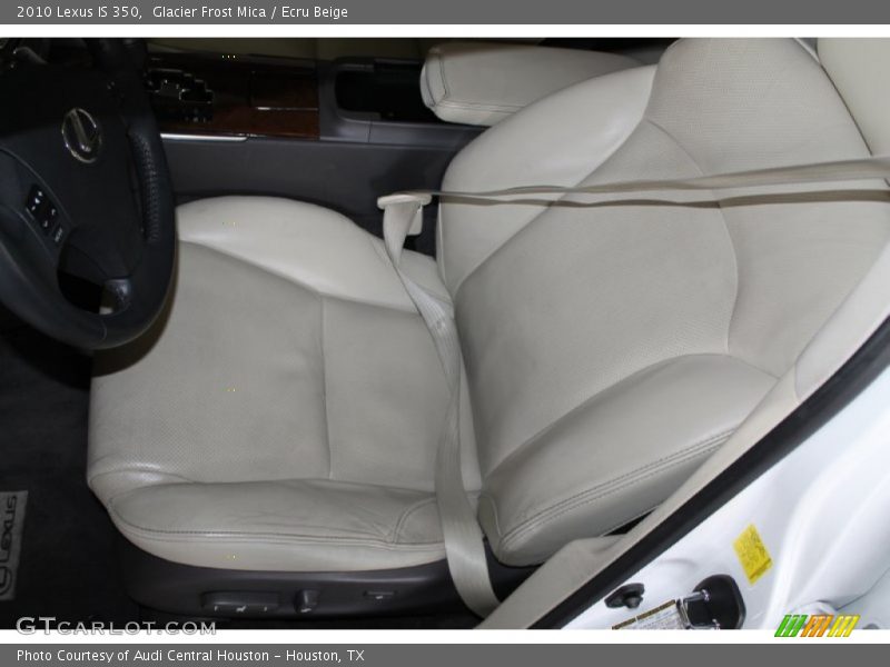 Glacier Frost Mica / Ecru Beige 2010 Lexus IS 350