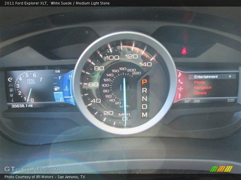 White Suede / Medium Light Stone 2011 Ford Explorer XLT