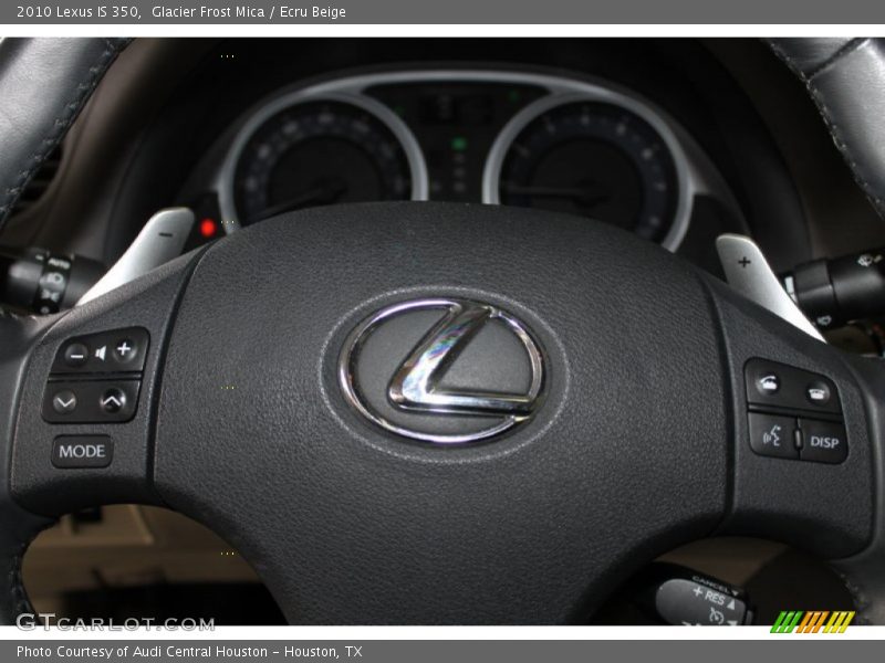 Glacier Frost Mica / Ecru Beige 2010 Lexus IS 350