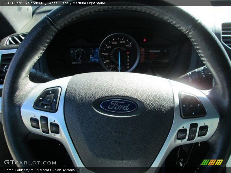 White Suede / Medium Light Stone 2011 Ford Explorer XLT