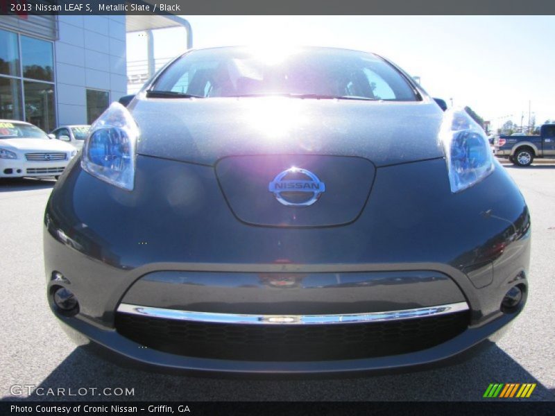 Metallic Slate / Black 2013 Nissan LEAF S