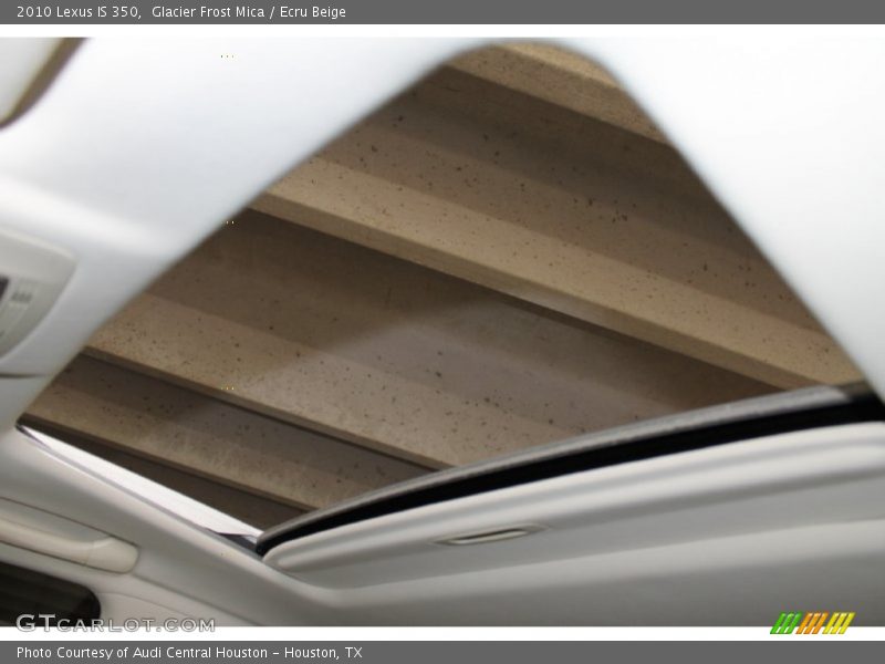 Glacier Frost Mica / Ecru Beige 2010 Lexus IS 350