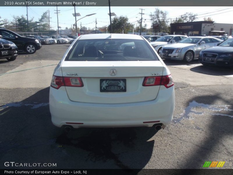 Premium White Pearl / Ebony 2010 Acura TSX Sedan