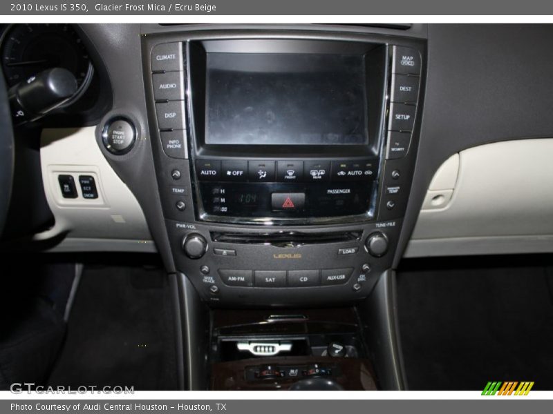 Glacier Frost Mica / Ecru Beige 2010 Lexus IS 350