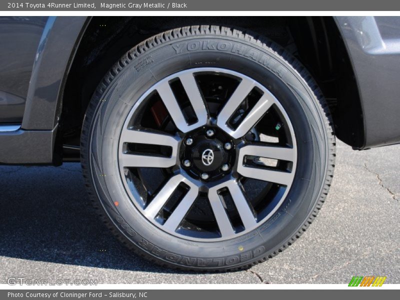 Magnetic Gray Metallic / Black 2014 Toyota 4Runner Limited