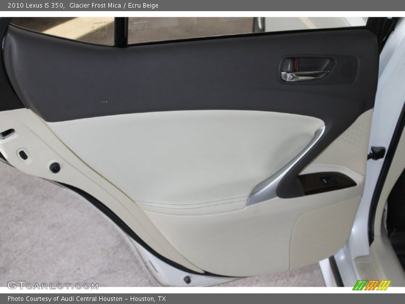 Glacier Frost Mica / Ecru Beige 2010 Lexus IS 350