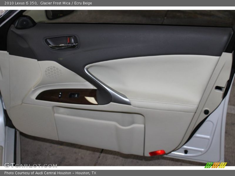 Glacier Frost Mica / Ecru Beige 2010 Lexus IS 350