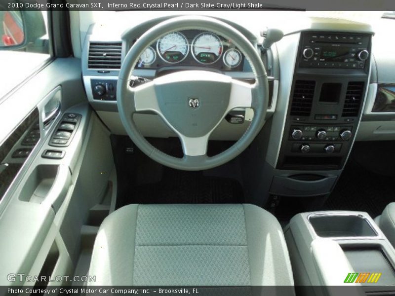 Inferno Red Crystal Pearl / Dark Slate Gray/Light Shale 2010 Dodge Grand Caravan SXT