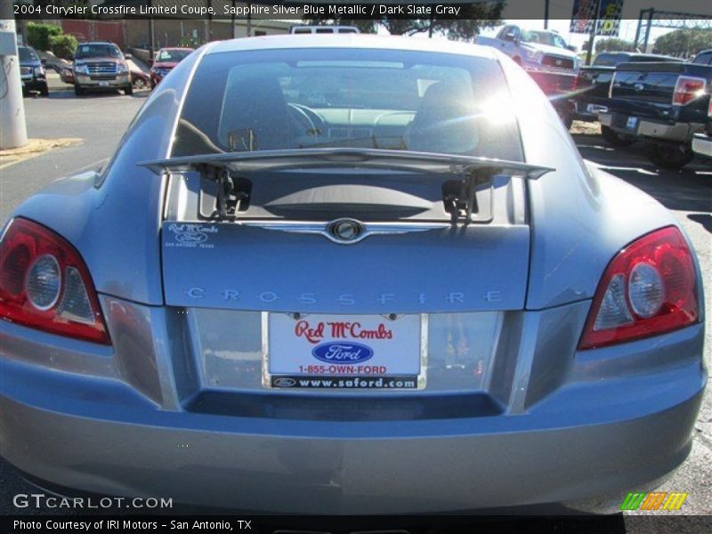 Sapphire Silver Blue Metallic / Dark Slate Gray 2004 Chrysler Crossfire Limited Coupe