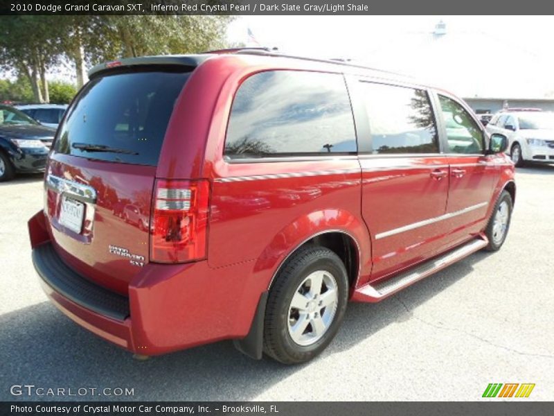 Inferno Red Crystal Pearl / Dark Slate Gray/Light Shale 2010 Dodge Grand Caravan SXT