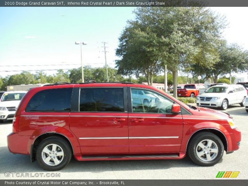 Inferno Red Crystal Pearl / Dark Slate Gray/Light Shale 2010 Dodge Grand Caravan SXT