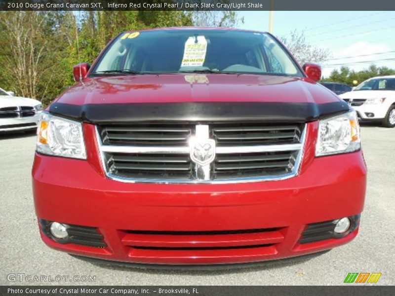 Inferno Red Crystal Pearl / Dark Slate Gray/Light Shale 2010 Dodge Grand Caravan SXT