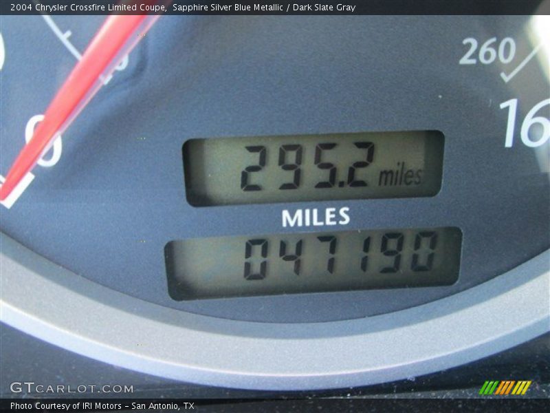 Sapphire Silver Blue Metallic / Dark Slate Gray 2004 Chrysler Crossfire Limited Coupe