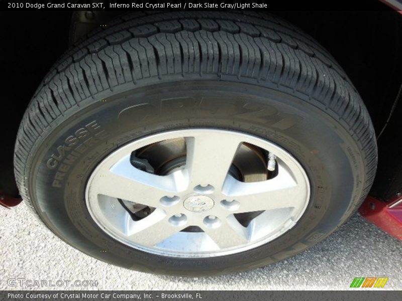 Inferno Red Crystal Pearl / Dark Slate Gray/Light Shale 2010 Dodge Grand Caravan SXT