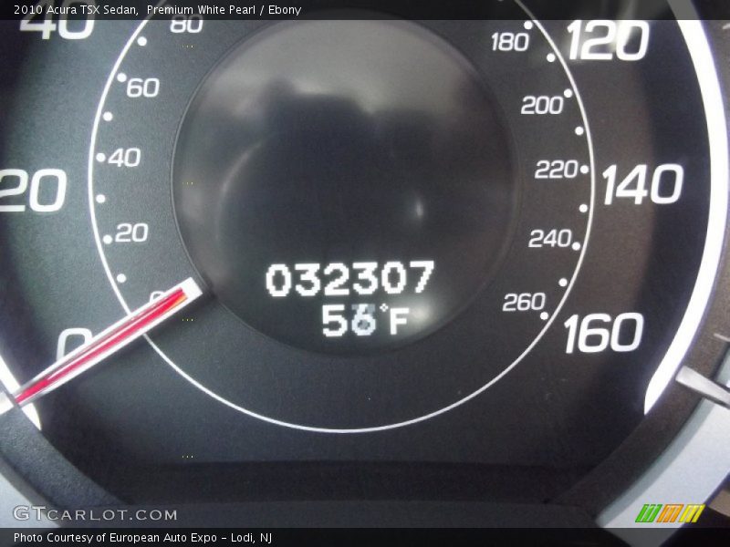 Premium White Pearl / Ebony 2010 Acura TSX Sedan