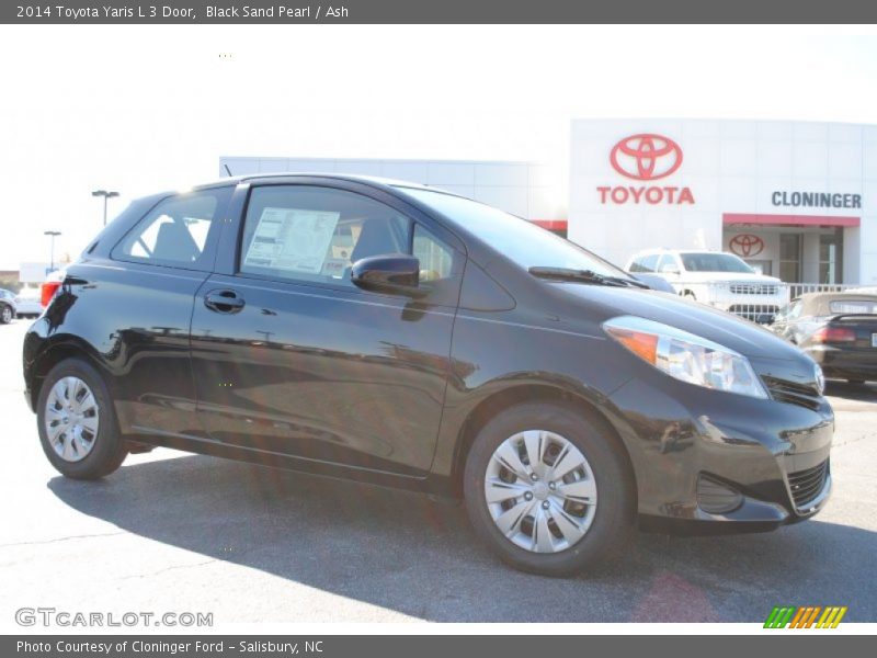 Black Sand Pearl / Ash 2014 Toyota Yaris L 3 Door