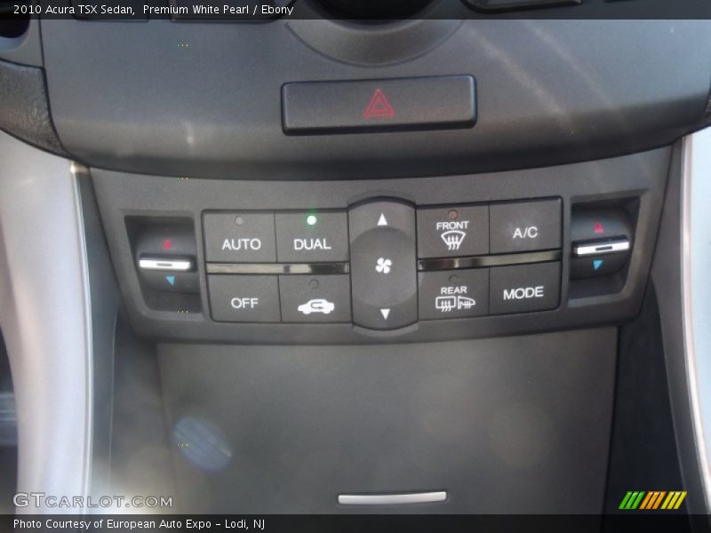 Premium White Pearl / Ebony 2010 Acura TSX Sedan