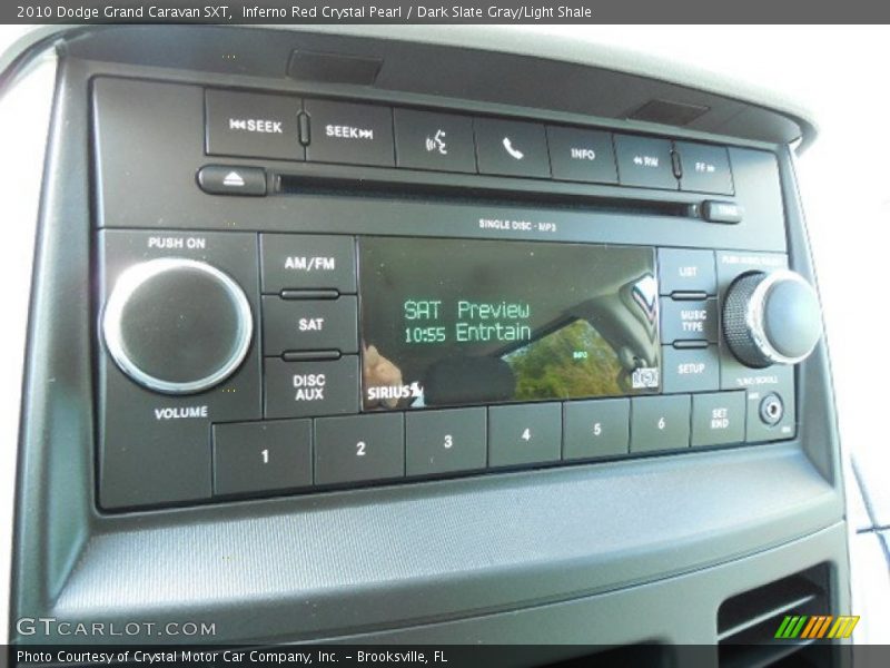 Inferno Red Crystal Pearl / Dark Slate Gray/Light Shale 2010 Dodge Grand Caravan SXT