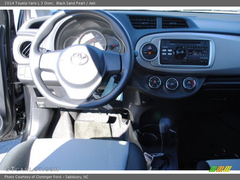 Black Sand Pearl / Ash 2014 Toyota Yaris L 3 Door