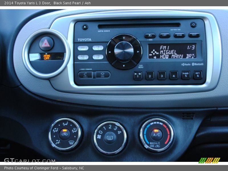 Black Sand Pearl / Ash 2014 Toyota Yaris L 3 Door