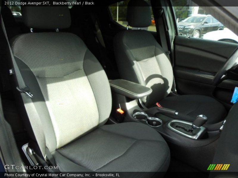 Blackberry Pearl / Black 2012 Dodge Avenger SXT