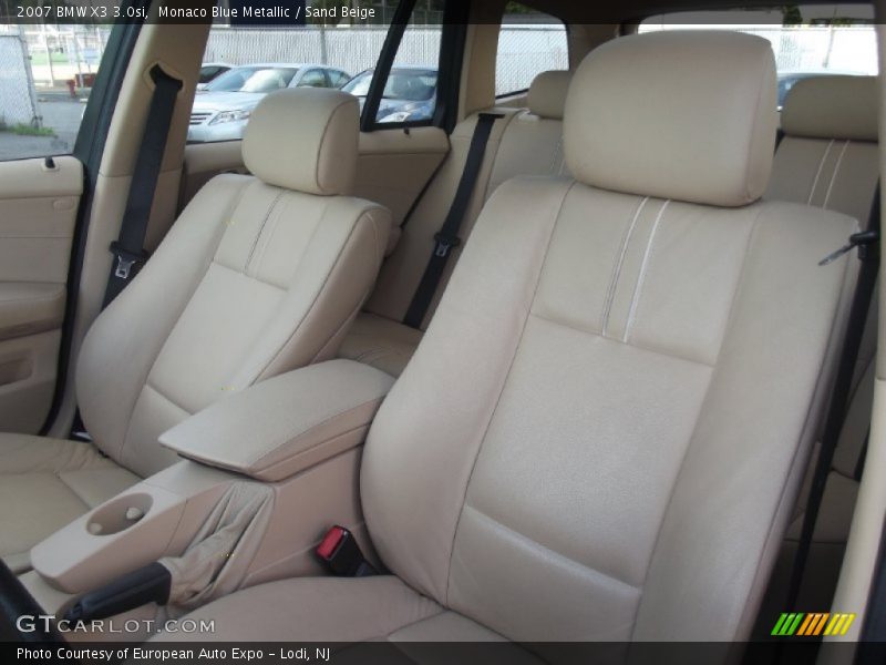 Monaco Blue Metallic / Sand Beige 2007 BMW X3 3.0si
