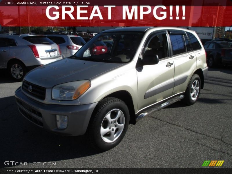 Vintage Gold Metallic / Taupe 2002 Toyota RAV4