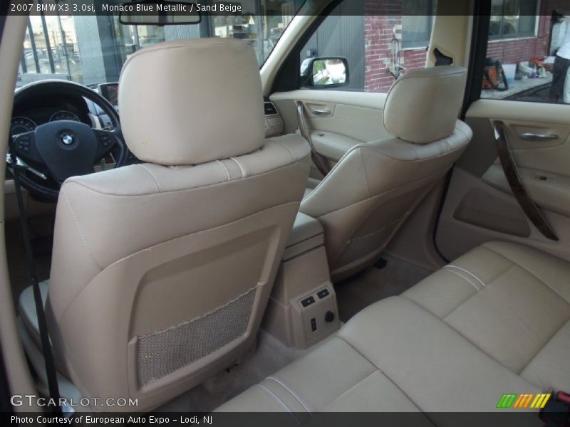 Monaco Blue Metallic / Sand Beige 2007 BMW X3 3.0si