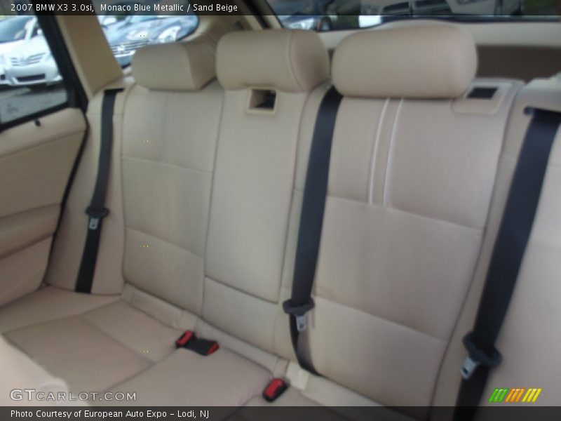 Monaco Blue Metallic / Sand Beige 2007 BMW X3 3.0si