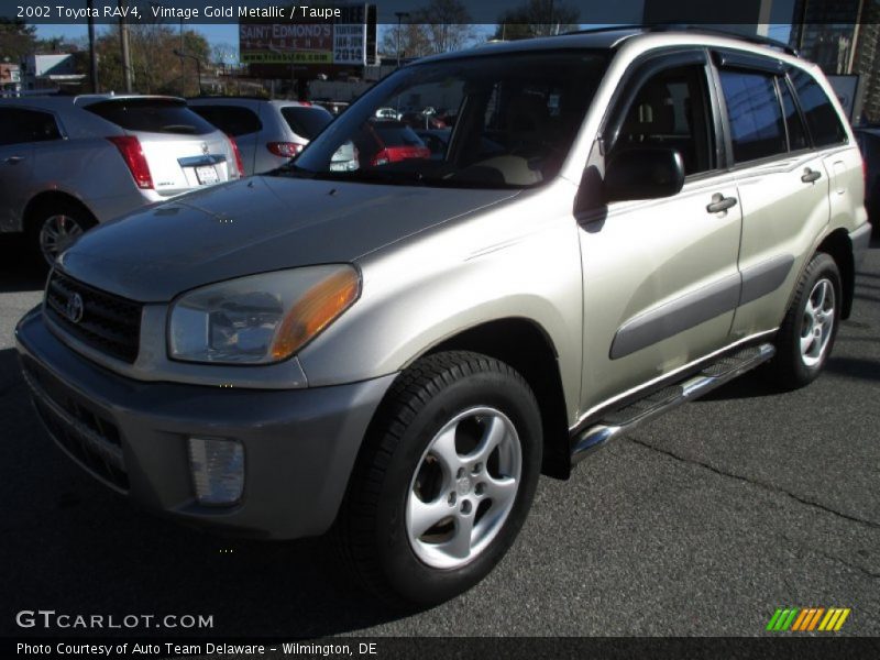Vintage Gold Metallic / Taupe 2002 Toyota RAV4