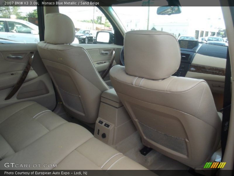 Monaco Blue Metallic / Sand Beige 2007 BMW X3 3.0si