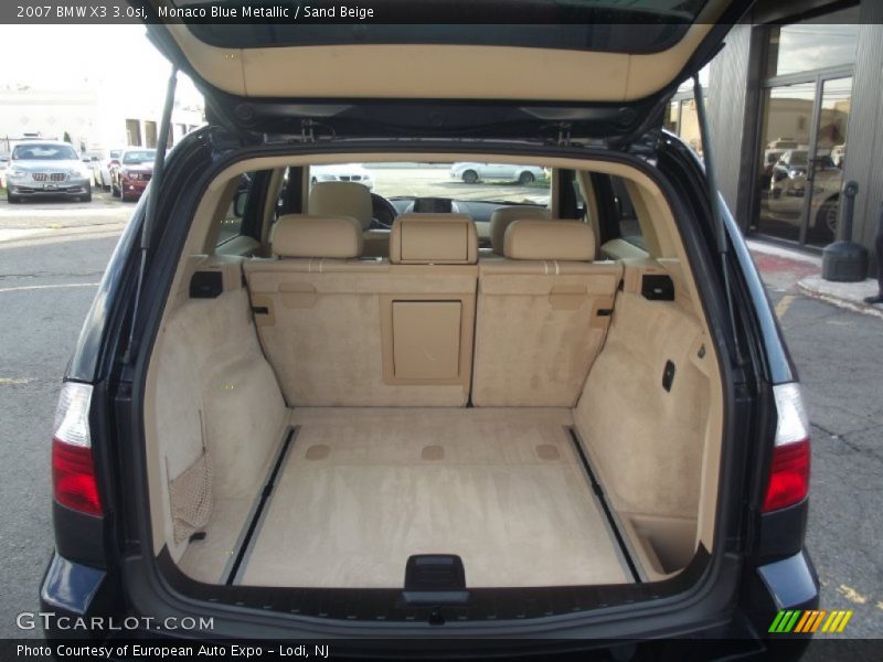 Monaco Blue Metallic / Sand Beige 2007 BMW X3 3.0si
