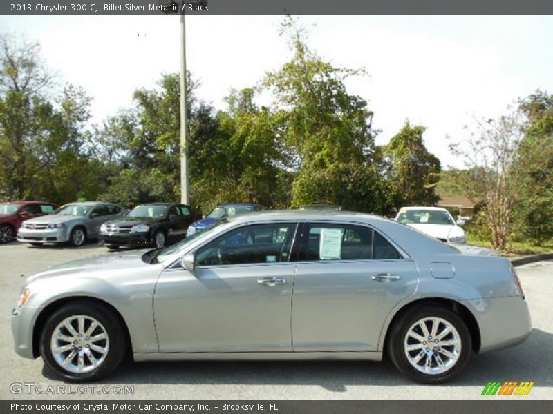Billet Silver Metallic / Black 2013 Chrysler 300 C