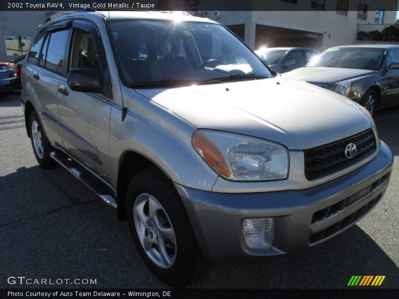 Vintage Gold Metallic / Taupe 2002 Toyota RAV4